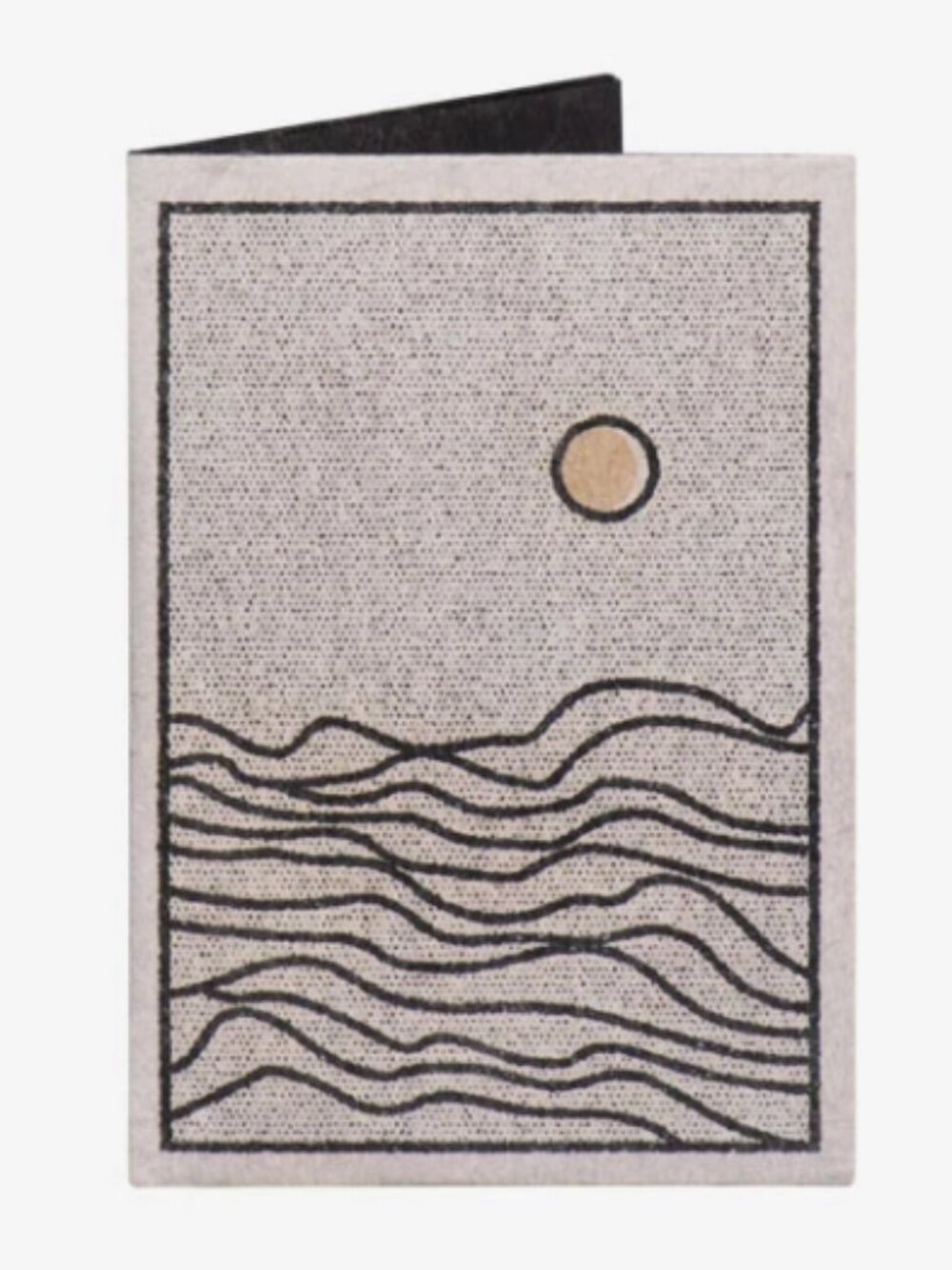 PAPERWALLET I NWT Artist Designed Waves Pattern Tyvek Compact Micro Wallet - Picture 2 of 16